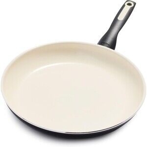 Rio Healthy Ceramic Nonstick 12" Frying Pan Skillet, PFAS-, Dishwasher Safe, ...
